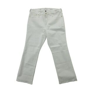 J Crew 03 Kick Out Jeans Womens 32T White High Rise Reimagined Stretch Denim New